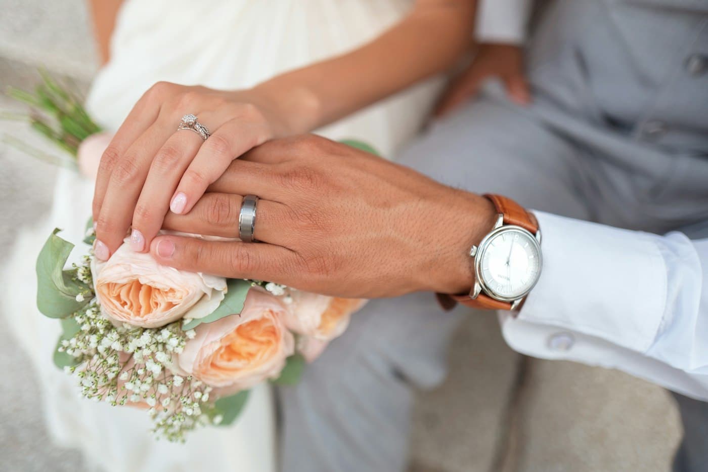 Outdoor wedding ceremony